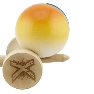 "kendama x original", 7 x 6 x 18 cm, galben-portocaliu Thumbnail 5