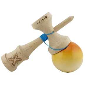"kendama x original", 7 x 6 x 18 cm, galben-portocaliu Thumbnail 4