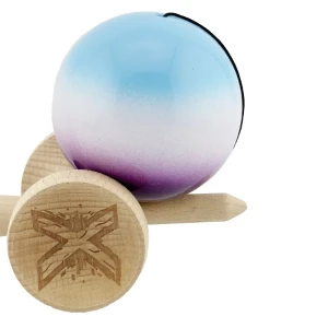 "kendama x original", 7 x 6 x 18 cm, gradient mov-albastru Thumbnail 5