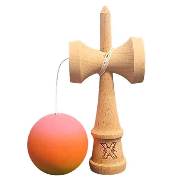 "kendama x original", 7 х 6 х 18 cm, portocaliu-galben 5