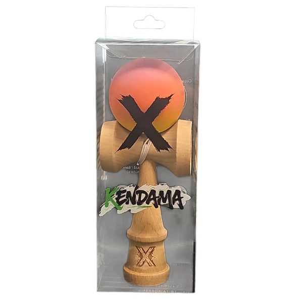 "kendama x original", 7 х 6 х 18 cm, portocaliu-galben 3