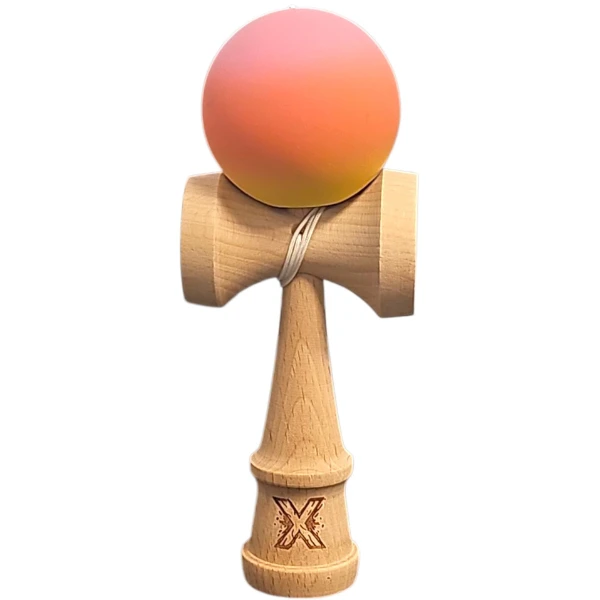 "kendama x original", 7 х 6 х 18 cm, portocaliu-galben 2