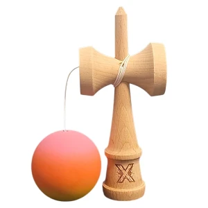 "kendama x original", 7 х 6 х 18 cm, portocaliu-galben Thumbnail 5
