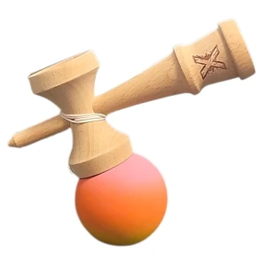 "kendama x original", 7 х 6 х 18 cm, portocaliu-galben Thumbnail 4
