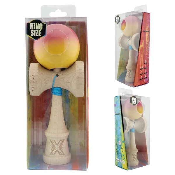 "kendama x original", 7 х 6 х 18 cm, roz-galben 8