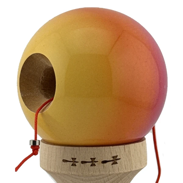 "kendama x original", 7 х 6 х 18 cm, roz-galben 6