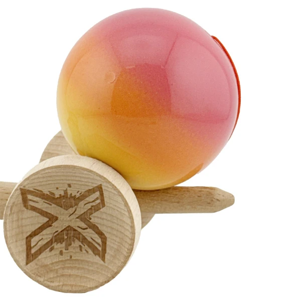 "kendama x original", 7 х 6 х 18 cm, roz-galben 7