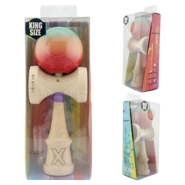 "kendama x original", 7 х 6 х 18 cm, rosu-verde 8