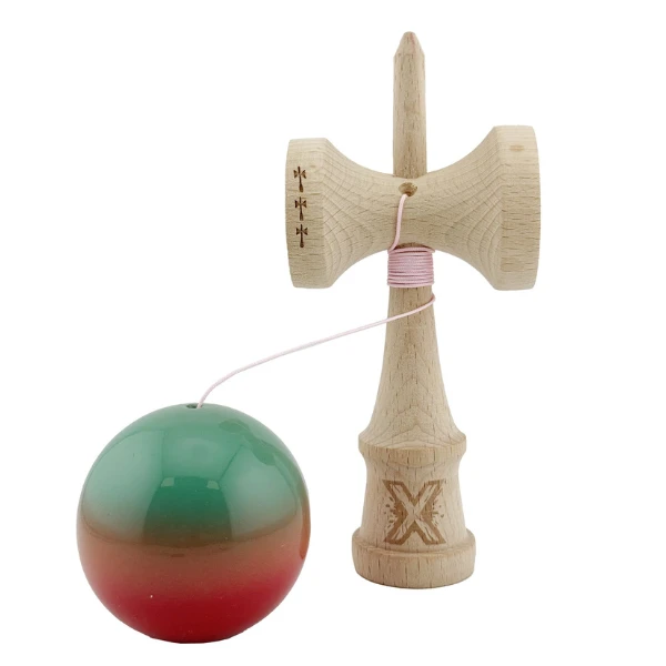 "kendama x original", 7 х 6 х 18 cm, rosu-verde 5