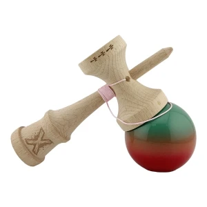 "kendama x original", 7 х 6 х 18 cm, rosu-verde Thumbnail 4