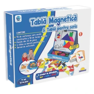 Joc educativ 2 în 1 "tablă magnetică și tablă pentru scris", ro. Thumbnail 3
