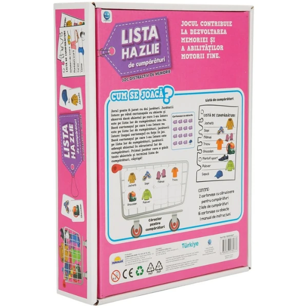 Joc de societate "lista hazlie de cumpărături", ro. 5