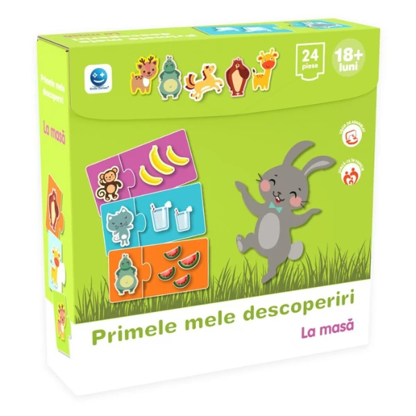 Puzzle "primele mele descoperiri: la masă", 24 piese, ro. 3