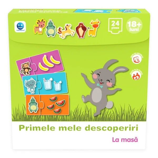 Puzzle "primele mele descoperiri: la masă", 24 piese, ro. 4