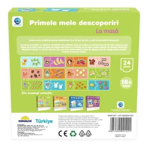 Puzzle "primele mele descoperiri: la masă", 24 piese, ro. Thumbnail 5