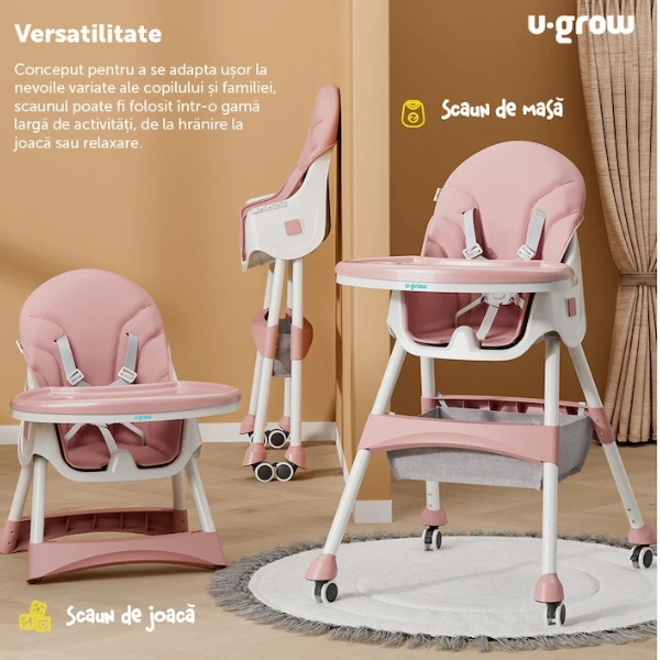 Scaun de masă 2 în 1 "u-grow" 4