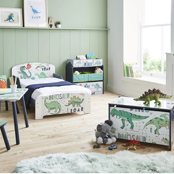 Pat junior cu protecții laterale "dinozauri: u-grow" 4