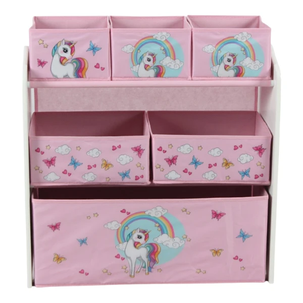 Dulap depozitare jucarii "unicorns" 2