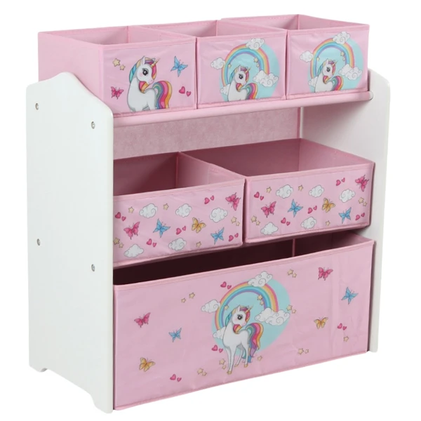 Dulap depozitare jucarii "unicorns" 2