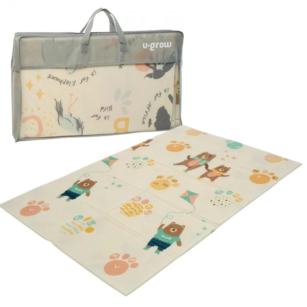 Covoras educativ cu 2 fete din spumă (alfabet), 180 x 120 x 1 cm 2