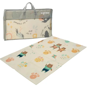 Covoras educativ cu 2 fete din spumă (alfabet), 180 x 120 x 1 cm
