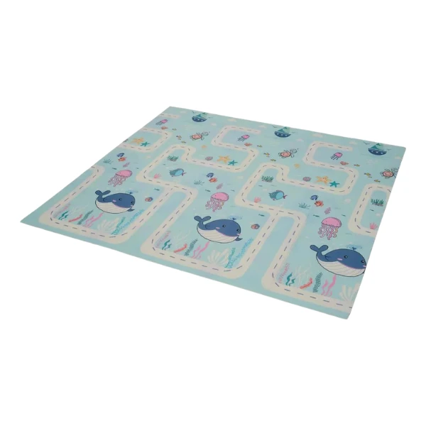 Covoras educativ cu 2 fete din spumă, 200 x 180 x 1 cm 5