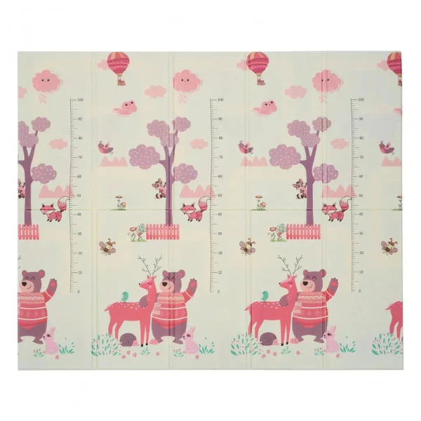 Covoras educativ cu 2 fete din spumă, 200 x 180 x 1 cm 6