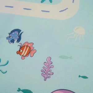 Covoras educativ cu 2 fete din spumă, 200 x 180 x 1 cm Thumbnail 7