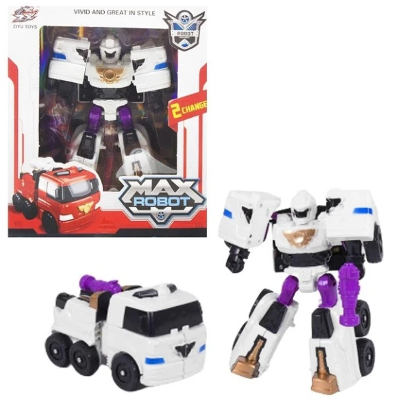 Robot transformer "tobot - mașină pompieri", 2 modele 2