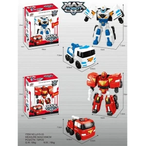 Robot transformer "tobot - mașină pompieri", 2 modele Thumbnail 5