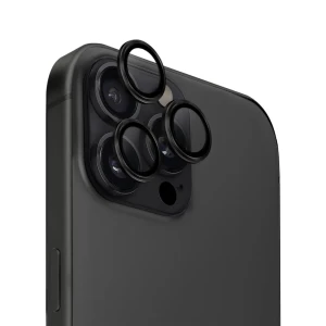 Защитное стекло для камеры uniq optix aluminium для iphone 16 pro/16 pro max, черное