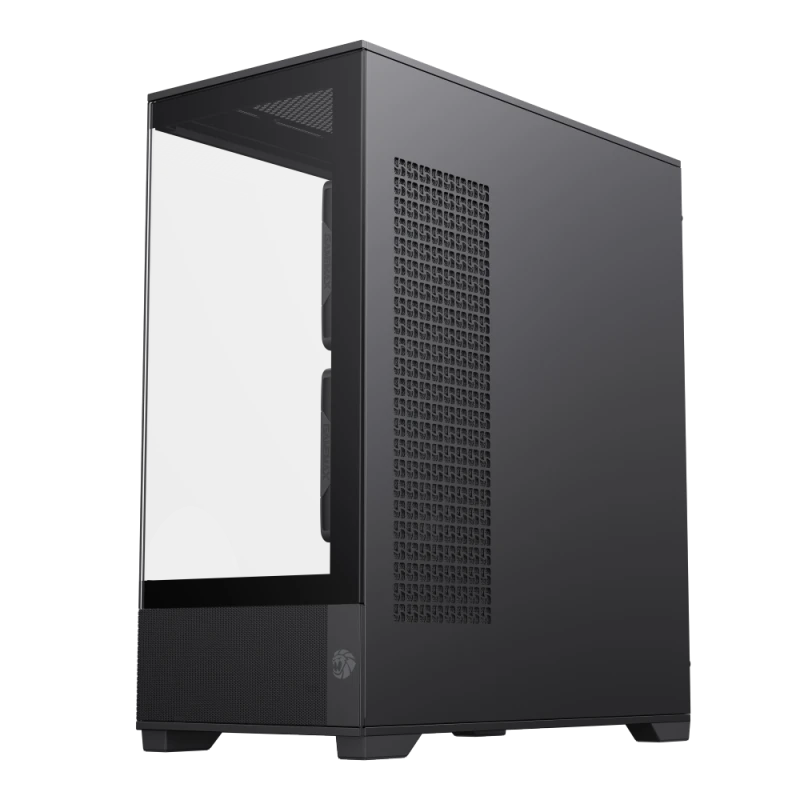 Компьютерный корпус gamemax vista 2 ab, midi-tower, без блока питания, чёрный 7