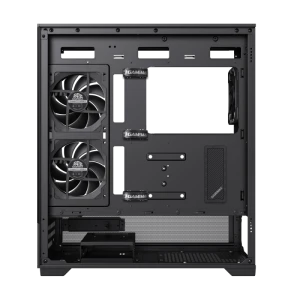 Carcasă pc gamemax vista 2 ab, midi-tower, fără psu, negru Thumbnail 3