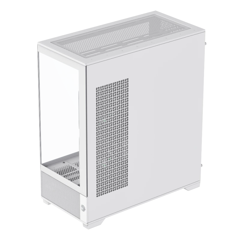 Компьютерный корпус gamemax vista 2 aw, midi-tower, без блока питания, белый 10