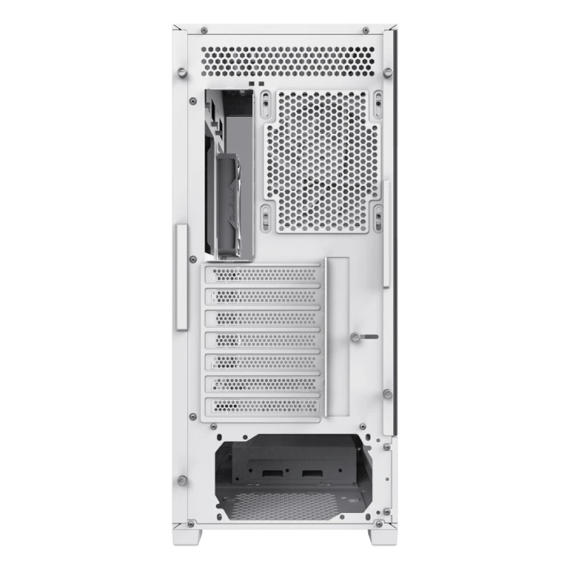 Компьютерный корпус gamemax vista 2 aw, midi-tower, без блока питания, белый 4