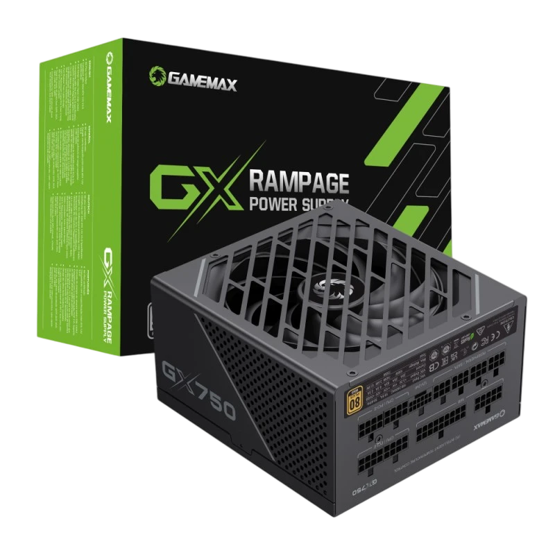 Блок питания для компьютеров gamemax gx-750 pro, 750вт, atx, полностью модульный 4