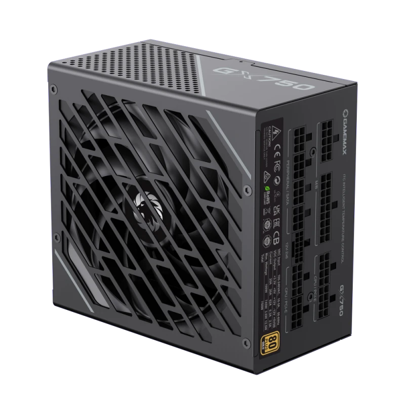 Блок питания для компьютеров gamemax gx-750 pro, 750вт, atx, полностью модульный 3