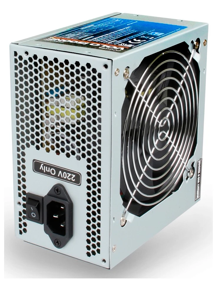 Блок питания для компьютеров sohoo atx-500w-12, 500вт, atx, немодульный 6