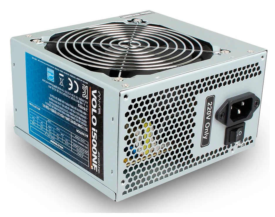 Блок питания для компьютеров sohoo atx-500w-12, 500вт, atx, немодульный 7