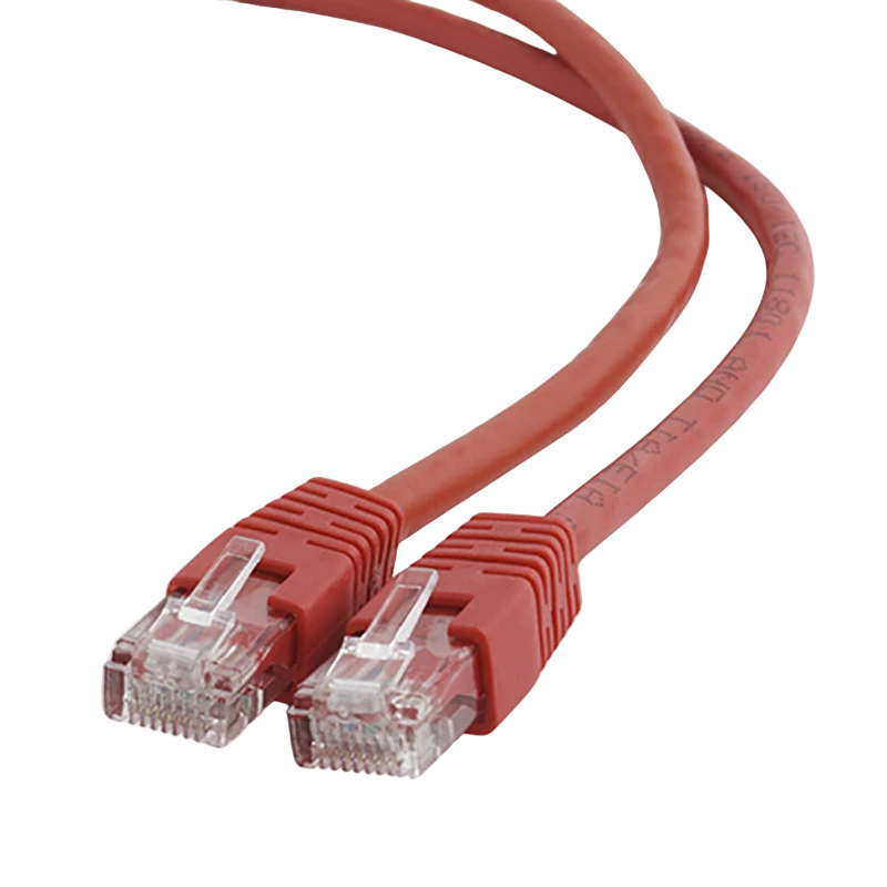 Патч-корд cablexpert pp6u-3m/r, cat6 utp, 3м, красный 3