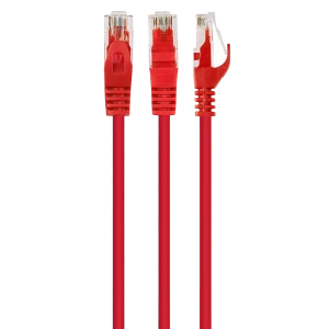Патч-корд cablexpert pp6u-3m/r, cat6 utp, 3м, красный