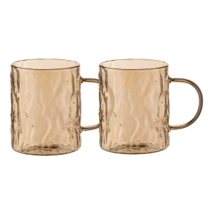 Set cupe ardesto shine ar2626gs, 260 ml, 2 bucs, aur Thumbnail 2