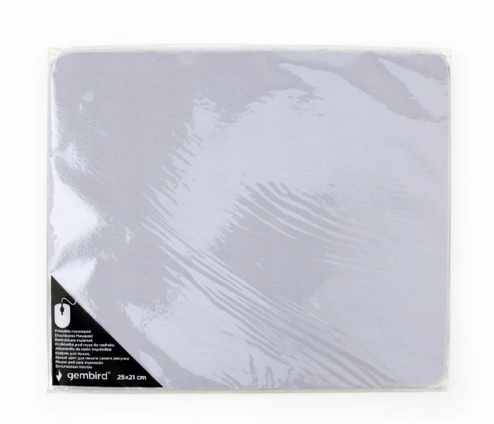 Mouse pad gembird mp-print-m, 250mm x 210mm, alb 3