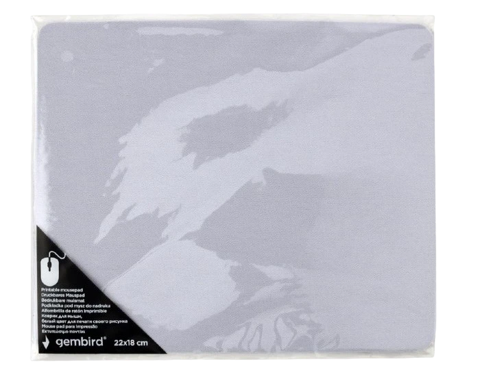 Mouse pad gembird mp-print-m, 250mm x 210mm, alb 2