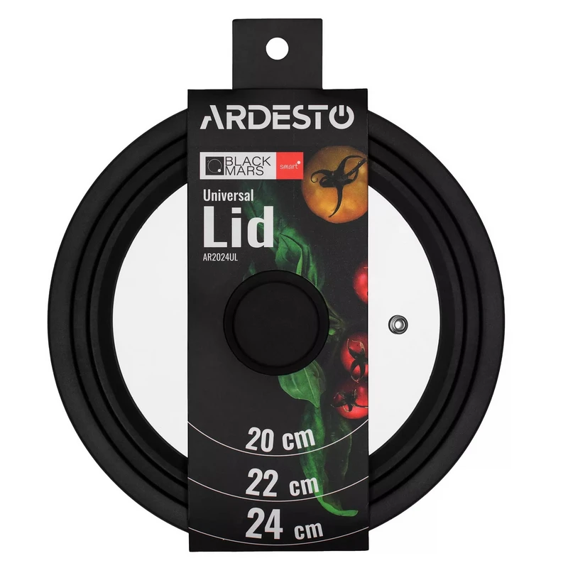 Capac ardesto black mars smart ar2024ul, 24cm, negru | transparent 2