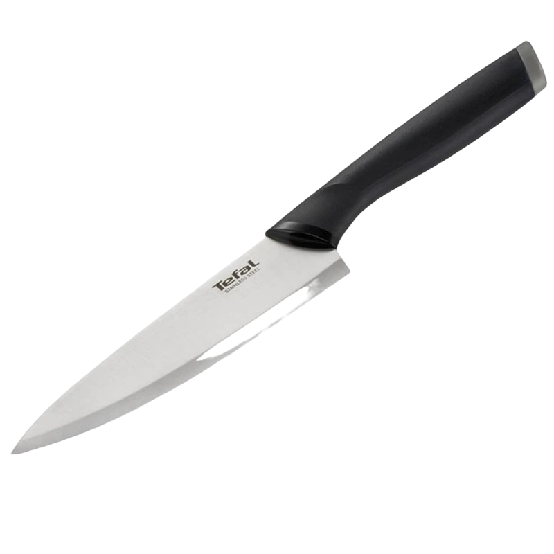 Нож поварской tefal k2213144, чёрный 2