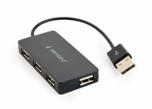 Usb-концентратор gembird uhb-u2p4-04, чёрный Thumbnail 3