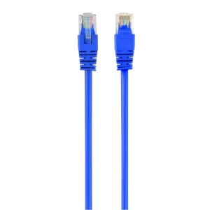 Патч-корд cablexpert pp6u-0.5m/b, cat6 utp, 0,5м, синий