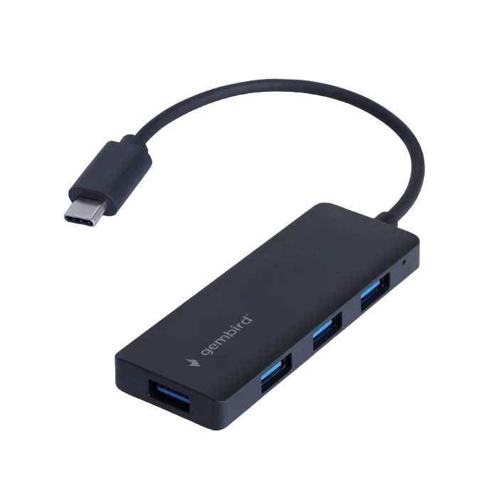 Usb-концентратор gembird uhb-cm-u3p4-02, чёрный 2