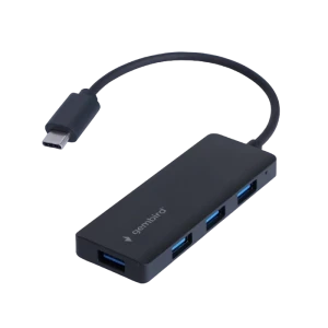 Usb-концентратор gembird uhb-cm-u3p4-02, чёрный Thumbnail 2